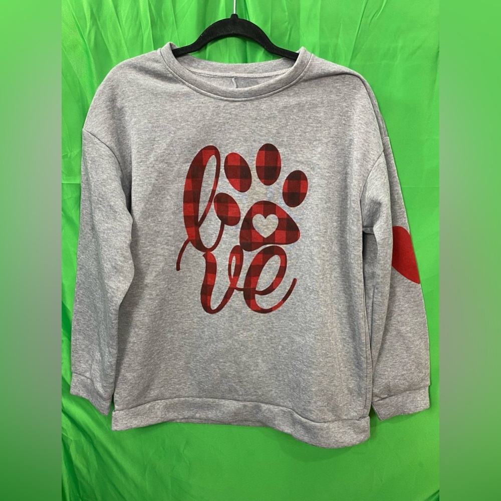 Bear claw love print jersey